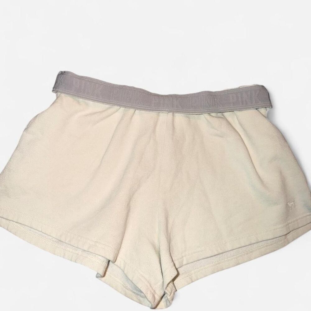 Victoria-s-secret-pink Women's Cream and Tan Shorts